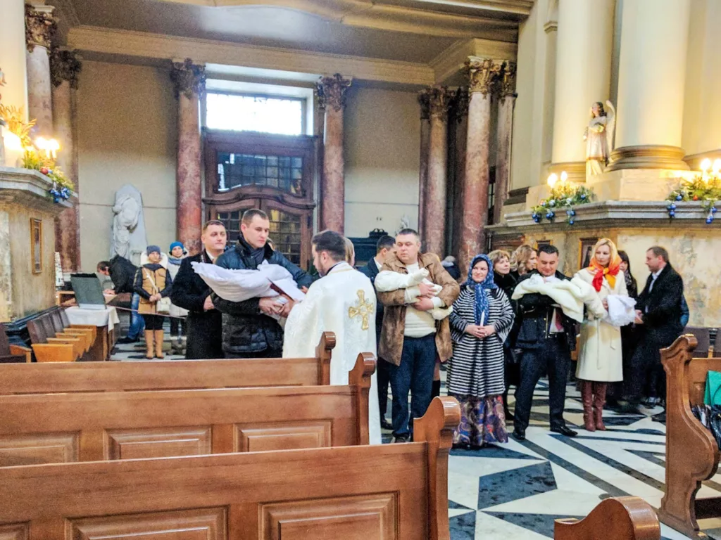 lviv church baptism