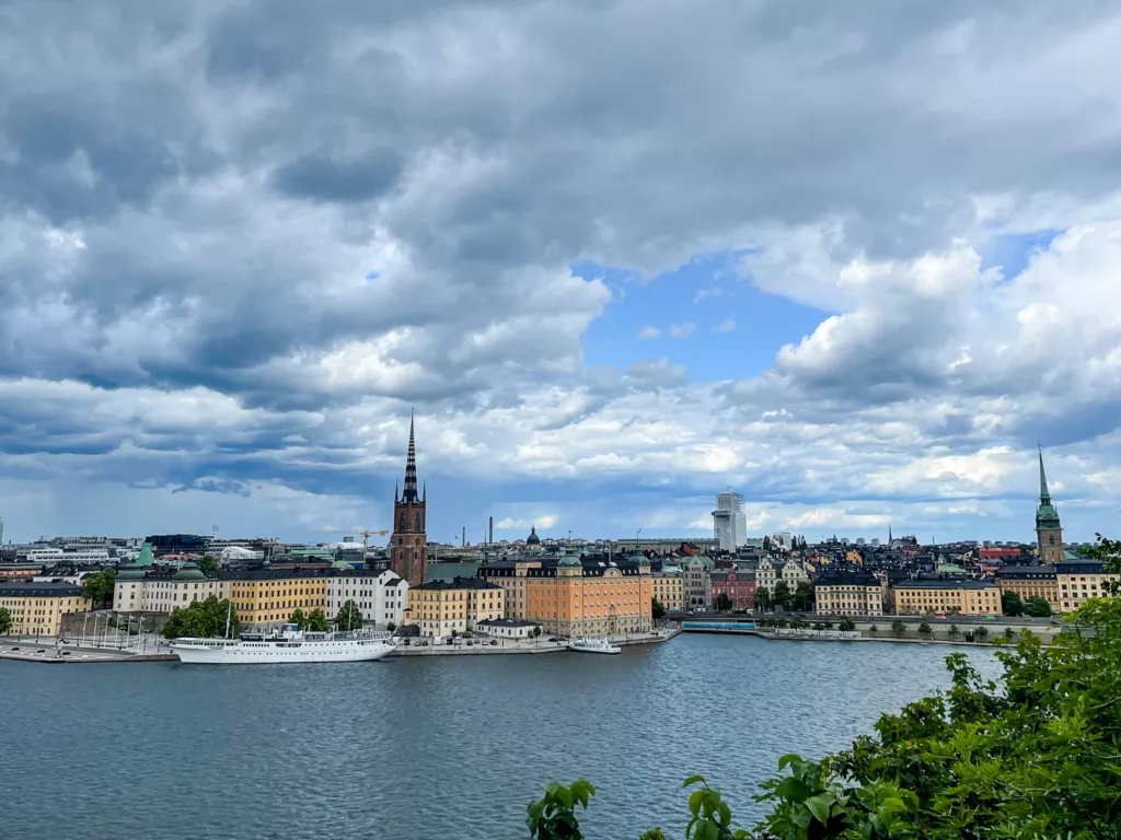 Stockholm Travel Mariaberger city view point
